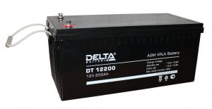 Аккумулятор для ИБП Delta Battery DT 12200 200А/ч-12V для UPS EN52 болт - - 523x240x224